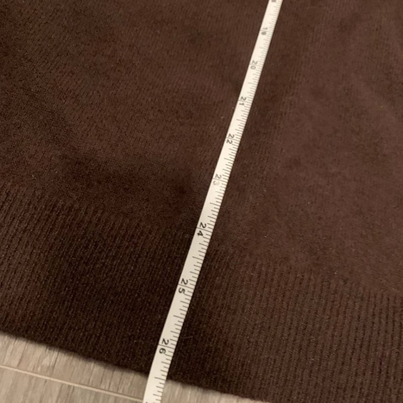 Club Room 100% Lambs Wool Long Sleeve Brown Sweater size XL - Picture 4 of 5